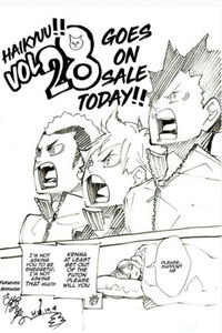 Rascunhos haikyu