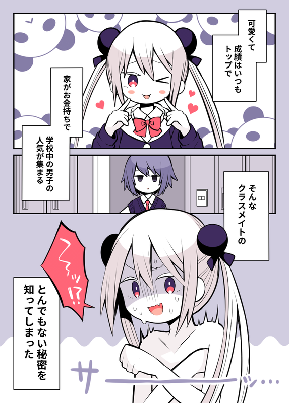 A story about a ridiculous secret of a classmate