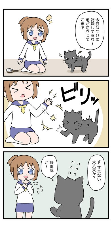 Neko-chan and the Fluffy Brush