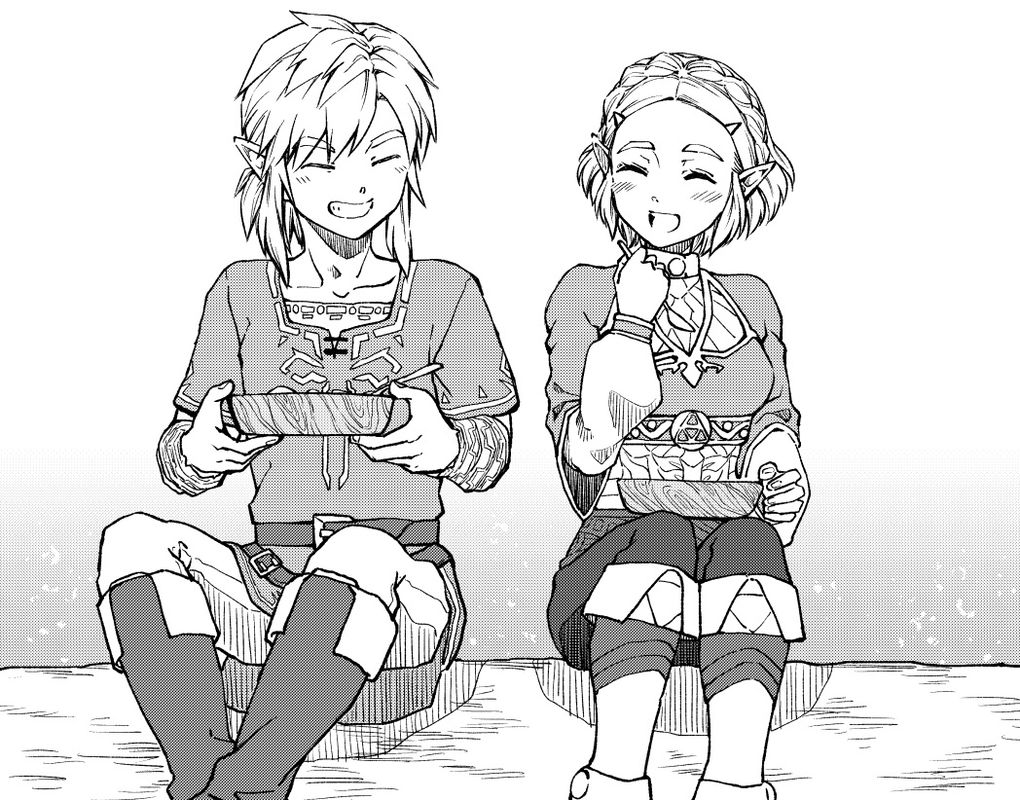 The Legend of Zelda Breath of the Wild - At the same time, with the same face